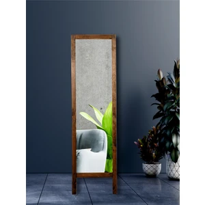 Harz Dekor Ayaklı Boy Aynası Rustik Doğal Masif Ahşap 145X40