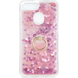 Oppo A5S Kılıf Milce Sulu Yüzüklü Silikon Arka Kapak Pembe