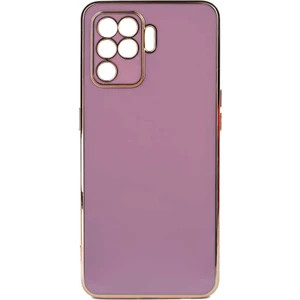 Oppo Reno 5 Lite Kılıf Bark Lazer Silikon Mor