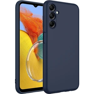 Case World Caseworld Samsung Galaxy M34 Kapak Içi Kadife Kamera Korumalı Lansman Silikon Kılıf - Lacivert