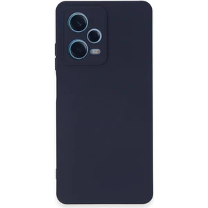 Case World Caseworld Xiaomi Redmi Note 12 Pro Plus 5g Kapak Içi Kadife Kamera Korumalı Lansman Silikon Kılıf - Lacivert