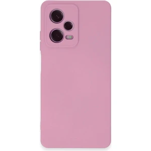Case World Caseworld Xiaomi Redmi Note 12 Pro Plus 5g Kapak Içi Kadife Kamera Korumalı Lansman Silikon Kılıf - Pembe