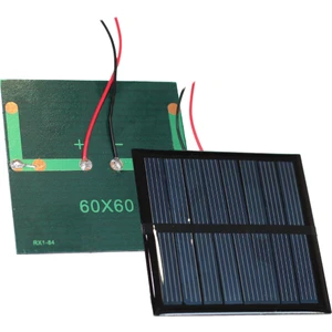 Öğrenciler Için 4.2 Volt 0.6 Watt 60X60 mm Solar Güneş Paneli