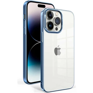 Apple iPhone 14 Pro Kılıf Zore Kenarları Renkli Arkası Şeffaf Sun Sert Kapak