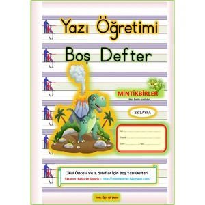 Güzel Yazı Defteri Okul Öncesi 1. Sınıf Okuma Yazma Yazı Öğretimi 5 Adet