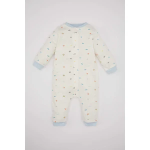 Erkek Bebek Yeni Doğan Desenli Uzun Kollu Tulum C1538A524SM