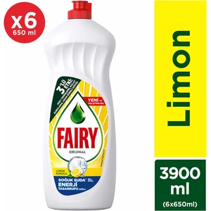 Limon Bulaşık Deterjanı 6 x 650 ml