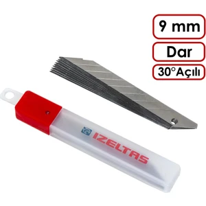 Pro Maket Bıçağı Dar 30° Açılı Yedek Bıçak 9 mm (10'lu)