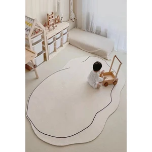 Decomia Home Dijital Baskılı Kaymaz Yıkanabilir Beyaz Çocuk Odası Halısı Çocuk Oyun Halısı Çocuk Odası Dekorasyon