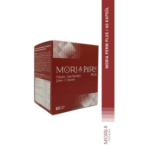 Moria Perm Plus Tribulus-Saw Palmetto Çinko-C Vitamini 60 Bitkisel Kapsül