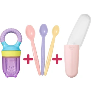 Wee Baby 3'lü Beslenme Seti  Mor - Pembe (Kız)