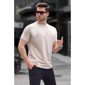 Taş Rengi Regular Fit Basic Erkek Tişört 6131