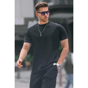 Siyah Regular Fit Basic Erkek Tişört 6131