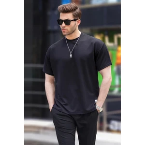 Siyah Oversize Basic Erkek Tişört 6127