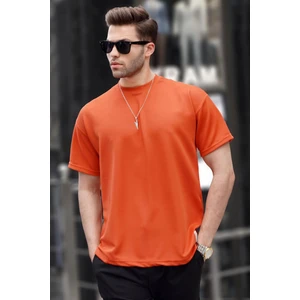 Turuncu Oversize Basic Erkek Tişört 6127