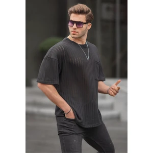 Siyah Oversize Erkek Tişört 6180