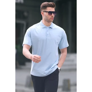 Mavi Polo Yaka Basic Erkek Tişört 6126