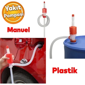Araba Araç Otomobil Benzin Mazot Su Pompası Yakıt Transfer Ikmal Aktarma Plastik Pompa Vak Vak