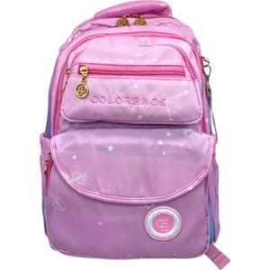 Color Bags Su Geçirmez Sırt Çantası Pembe Günlük Kullanım İçin Uygun 42x30x20 cm