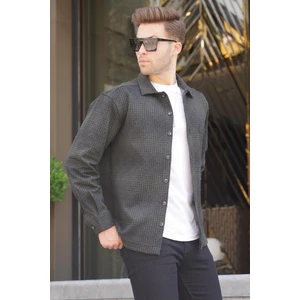 Haki Desenli Erkek Oduncu Gömlek 6711