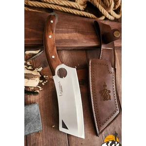 Outdoor Piknik Kamp Bıçağı Bıçak Çakısı Mutfak Bıçak Kılıflı El Yapımı Ceviz Sap