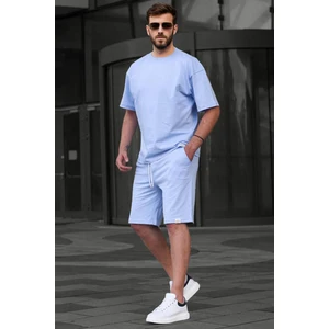 Bebe Mavisi Basic Erkek Şort Takımı 6377