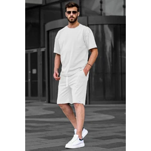 Ekru Basic Erkek Şort Takımı 6377