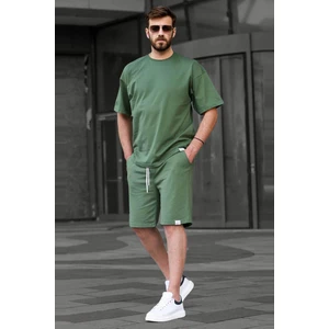 Haki Basic Erkek Şort Takımı 6377