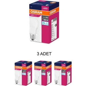 8.5W LED Value Ampul E27 Beyaz Işık - 3 Adet
