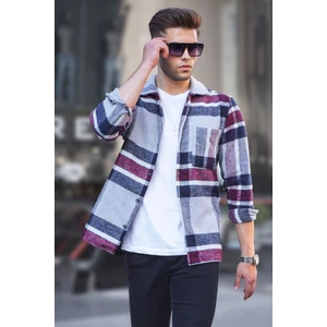Gri Regular Fit Oduncu Gömlek 5555