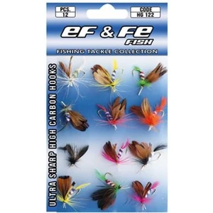 Iğne Seti Tüylü Sinek Olta Iğnesi 12 Adet HG122