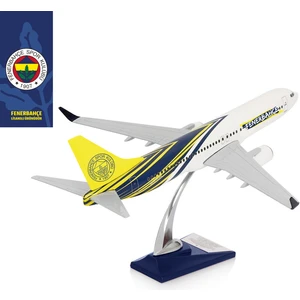 Boeing 737-800 1/100 Ölçek Fenerbahçe Lisanslı Tasarım Maket Uçak