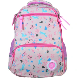 Color Bags Sırt Çantası Hayvan Desenli Pembe B4