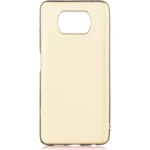 Xiaomi Poco X3 Nfc  Kılıf Premier Silikon Esnek Koruma Gold