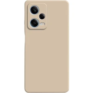 Xiaomi Poco X5 5g Kılıf Kamera Korumalı Premier Mat Silikon Gold