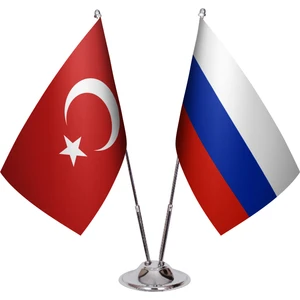 Asya Bayrak Rusya Ikili Masa Bayrağı