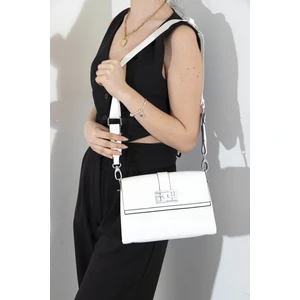 Silver Polo Kadın Çapraz Çanta Beyaz - Beyaz NV1009