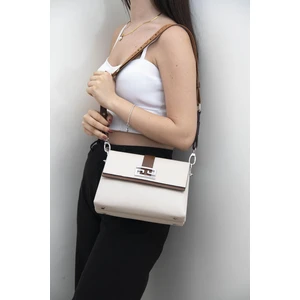 Silver Polo Kadın Çapraz Çanta Bej - A.taba NV1009