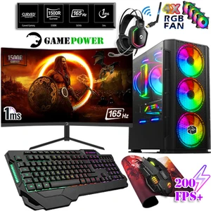 GPR19 Ryzen 5 3600 16GB 512GB Ssd+3tb HDD GTX1050TI 23.6" 165Hz Oyuncu Masaüstü Bilgisayar
