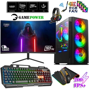 GPR25 Ryzen 5 3600 32GB 512GB SSD GTX1050TI 23.6" 165Hz Oyuncu Masaüstü Bilgisayar
