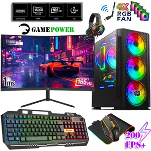 GPR27 Ryzen 5 3600 32GB 512GB Ssd+1tb HDD GTX1050TI 23.6" 165Hz Oyuncu Masaüstü Bilgisayar