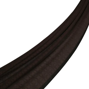 Ipekevi Dört Mevsim Monogram Desen Şal 04356-ACI Kahve