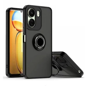 Xiaomi Poco C65 Kılıf Montreal Yüzüklü Standlı + Ekran Koruyucu