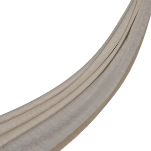 Ipekevi Dört Mevsim Monogram Desen Şal 04356-EKRU