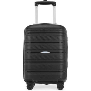 WX-PP13 Carbon Polıpropılen Siyah Kabin Boy Valiz