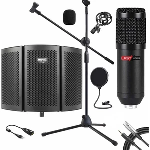 Pack Set-1 BM800 Mikrofon + Stand + Yalıtım Paneli + Filtre + Ses Kartı