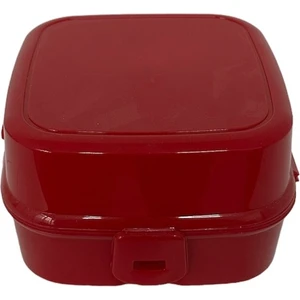 2 Katlı 4 Bölmeli Mavi Premium Kiddy Lunch Box - Premium 3 1 Beslenme Çantası - Yemek Saklama Kabı
