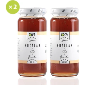 OG natural 2'li Kozalak Şurubu 280 gr (Rafine Şekersiz)