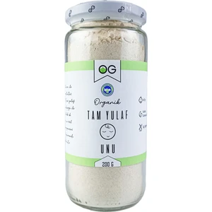 OG natural Organik Tam Yulaf Unu 200 Gr +6 Ay