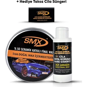 Final Wax 200 gr Beyaz 3'ü 1 Arada Hare Giderici - Boya Koruyucu - Cila 100 ml
